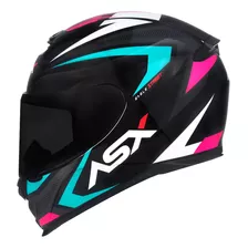 Capacete Feminino Moto Asx Axxis Eagle Street Tiffany Rosa