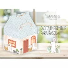 Cajita Casita Imprimible Para Pascua