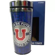 Mug Térmico Universidad De Chile Producto Oficial Nuevo 
