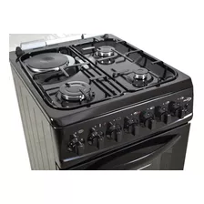 Cocina Combinada Delne 3 Y 1 Disco Horno Eléctrico Negra 