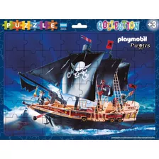 Puzzle Rompecabezas Playmobil Piratas X48 Piezas