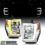 Par Faros Negro Ford E-350 Super Duty Xlt 2009 6.0l