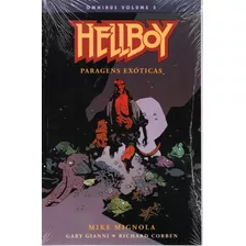 Hellboy Omnibus Nº 2 - Paragens Exóticas - Em Português - Editora Mythos - Formato 17 X 25 - Capa Mole - Lacrada - Bonellihq Cx338 A23