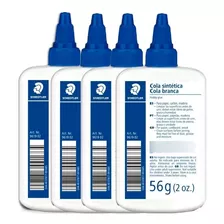 Cola Branca Staedtler Lavável 56g Líquida - Kit 4 Unids