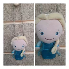 Elsa Frozen Bolsa Pelúcia Infantil 17cm Original Disney 