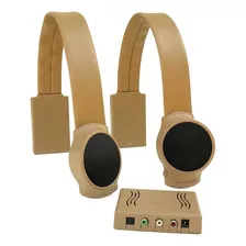 Audio Fox Altavoces Inalámbricos Para Tv Para Sofá Y Sillón, Color Beige Bronceado 110v