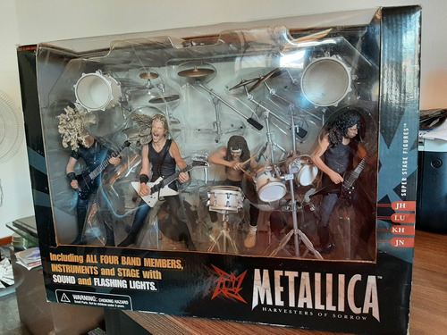 Box Mcfarlane Metallica Harvesters Of Sorrow Deluxe Autógraf