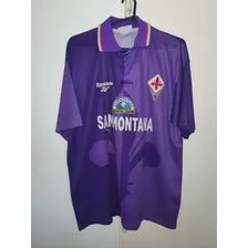 Camiseta Fiorentina Reebok 1998 #9 Batistuta Talle Xl