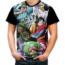 Camiseta Camisa One Piece Luffy Rei Dos Piratas Anime 16