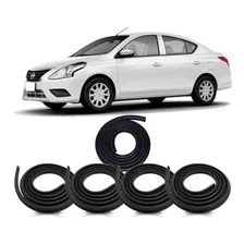 Kit Borracha De Porta E Porta Malas Nissan Versa 2011...