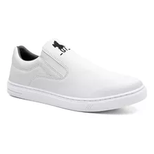 Tênis Maculino Iate Sapatênis Polo Plus Slip On Elástico