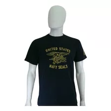 Camiseta Estampada Navy Seals - Fardas E Uniformes