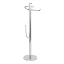 Papeleira Vertical Jackwal Com Suporte Reserva Cromado