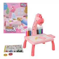 Mesa Projetora Lousa Mágica Girafinha Projetor Desenhos Kids