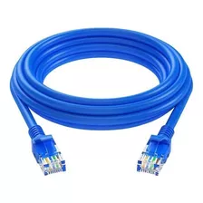 Cabo De Rede 3 Metros Lan Internet Crimpado Rj45 Cat5e Azul