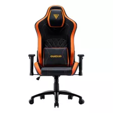 Silla Gamer Gamdias Zelus Ergonomica Reclinable Gaming Color Naranja Material Del Tapizado Piel Estilo Vinil