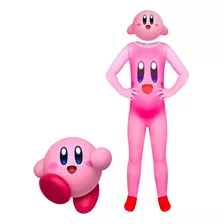 Kirby Cosplay Mono Y Máscara Traje De Dibujos Animados