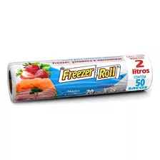 Saco Para Alimentos Freezer-roll 2l 50un - Dover Roll