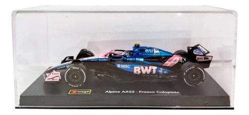 Box Bburago 1:43 Alpine F1 Team A525 2025 + 43 Colapinto Box