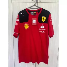 Camiseta Original Fórmula 1 Ferrari Carlos Sainz #55