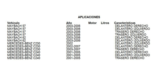 Sensor Balatas Delantero Izquierdo Mercedes-benz Slk350 2009 Foto 2