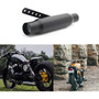 Escape Para Moto Cafe Racer Deportiv Doble Salida Rocketman