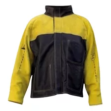 Campera Soldador Esab Combinada Vaqueta Talle 3xl Con Velcro