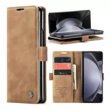 Capa Capinha Couro Carteira Caseme Para Galaxy Z Fold 5