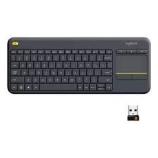 Teclado Sem Fio Logitech K400 Plus Qwerty Touch Pad Abnt2