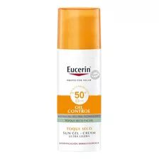 Eucerin Sun Gel Crema Oil Control Dry Touch Fps-50 50ml