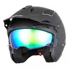 Casco Abierto Joe Rocket Rkt 24 Solid Street Fighter 