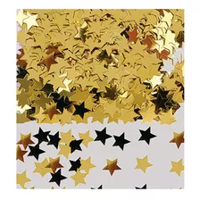 Confetti Metalizado Estrellas Dorado Dorado