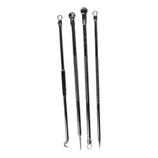 Kit X4 Extractor Removedor Espinillas Puntos Negros Acne 