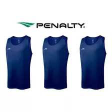 Kit 3 Camisetas Regata Academia Futebol Penalty Original