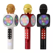 Micrófono Karaoke Parlante Bluetooth Colores 