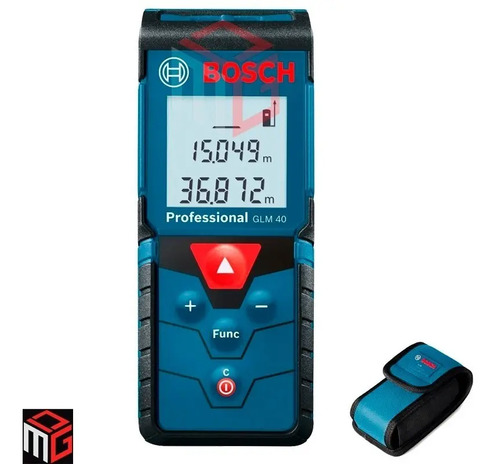Medidor Laser Distancia Bosch Glm 40 Mts Metro Cinta Metrica Dgm