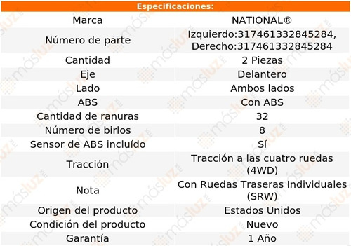 2- Mazas Delanteras F-250 Super Duty 2011/2016 National Foto 7