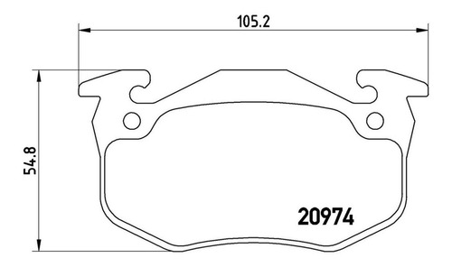 Balatas Brembo (t) Low Peugeot 206 00-09 306 Clio Rs 02-06 Foto 2