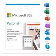 Licencia Microsoft Office 365 Personal Original 