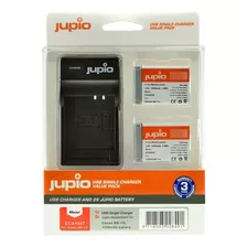 Jupio Pair Of Nb-13l Batteries And Usb Single Charger Value