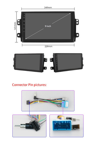 Estreo Suzuki Sx4 Carplay Android Auto Wifi Gps 2008 A 2014 Foto 2