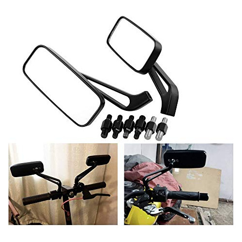 Motorcycle Rear View Mirrors Universal Side Mirror Adju... Foto 4