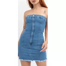 Vestido De Jean Edith S Al Xl 