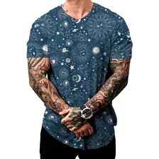 Camiseta Masculina Camisa Longline Oversized Simbolismo Top