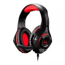 Fone De Ouvido Over-ear Gamer Warrior Rama Verde E Vermelho