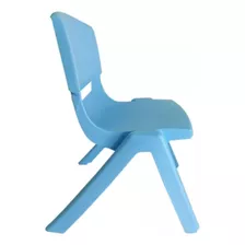 Silla Infantil Reforzada Apilable De Plastico Resistente