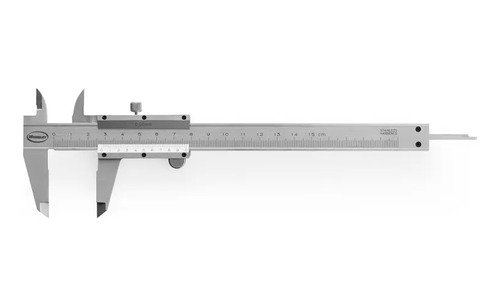 Calibre Inox Escala Vernier Y Mm Mecanico Wembley 150mm 65