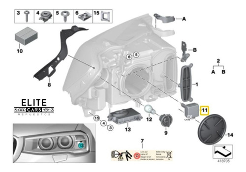 Bombillo D1s Para Bmw 4' F32 428i Foto 3