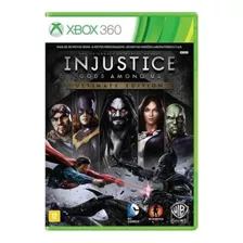 Jogo Injustice Gods Among Us Xbox 360 Original Midia Fisica