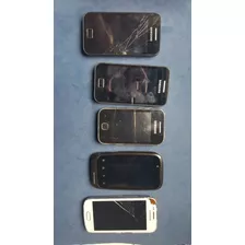 Lote 5 Celular Samsung Motorola Leia Descricao